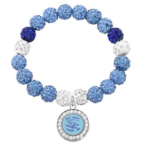 SEIRAA Zeta Amicae Pearl Bracelet Soror Sisters Jewelry Greek Sorority Jewelry for Sisterhood