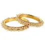 Efulgenz Fashion Jewelry Indian Bollywood 14 K Gold Plated Cystal Beaded Multicolor Bracelets Bangle Set (2 Pieces) For Women
