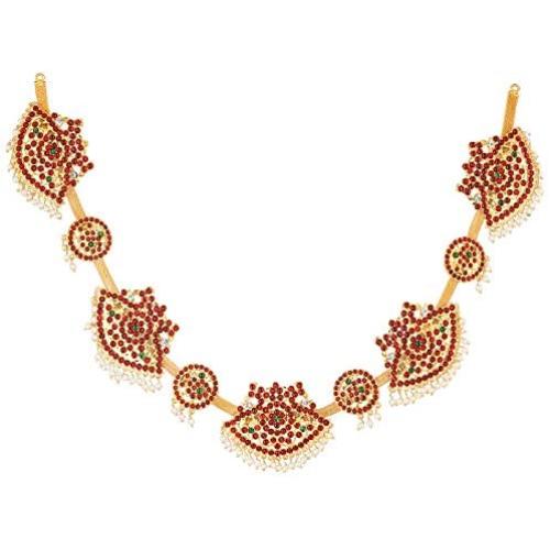 FashionAtelier Kempu Waist Belt Bharatanatyam Jewellery