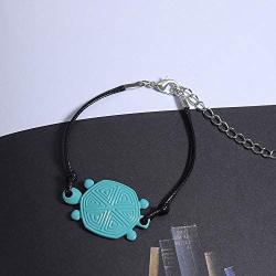 HANRESHE Miracle Turtle Transformation Charm Bracelet Carapace Turtle Ladybug Cat Noir Anime Costume Kids Jewelry Bohemia Chain Bracelet for Kidss Gift