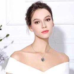 Urn Necklaces for Human Ashes for Women Men, Cremation Jewelry for Ashes, AEONSLOVE Sterling Silver Cremation Urn Memorial Pendant Ashes Necklace Keepsake Gifts for Women Men Adult