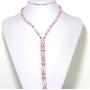 AnsonsImages 37'' Inches Long Magnetic Wrap Necklace Choker Bracelet Anklet Lariat Pink