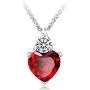 IDOXE Queen of Hearts Necklace 925 Sterling Silver Chain January Birthstone Red Heart Toy Princess Halloween Accessories Jewelry Valentines Gift for Her ( Red January) IDOXE Queen of Hearts Necklace 925 Sterling Silver Chain January Birthstone Red Heart Toy Princess Halloween Accessories Jewelry Valentines Gift for Her ( Red January)