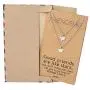 Quan Jewelry Star Pendants Matching Friendship Necklace for 2, Gifts for Her with Greeting Card Quan Jewelry Star Pendants Matching Friendship Necklace for 2, Gifts for Her with Greeting Card
