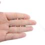 FIBO STEEL 12 Pairs CZ Stud Earrings for Women Birthstone Piercing Earring for Tragus Cartilage 3-8MM