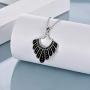 ONEFINITY Ruth Bader Ginsburg Necklace rbg Dissent Collar Necklace Sterling Silver Dangle for Ruth Bader Ginsburg Fans Jewelry Gifts