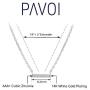 PAVOI 14K Gold Plated Bar and Delta Pendant | Layered Necklaces | Gold Necklaces for Women | 18'' Length with a 2'' Extension