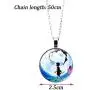 WKS Coraline Necklace Bracelet and Earring 3 Sets Movie Pendant Keyring Cosplay Jewelry Gift for Girls and Women, Silver, Medium