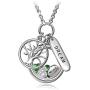 NinaQueen Tree of Life 925 Sterling Silver Locket Pendant Dream and Hope Women Fine Necklace Wedding Gifts For Her Christmas Gifts For Women Birthday Anniversay Gifts For Wife Mom Her Daughter Girls