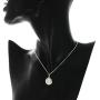 Sterling Silver St Christopher Pendant with 18'' Silver Chain and Gift Box