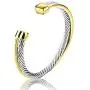 UNY Single Line Cross Over Twisted Cable Wire Bangles Crystal Mosaic Bracelet Bangle for Women Fashion Jewelry UNY Single Line Cross Over Twisted Cable Wire Bangles Crystal Mosaic Bracelet Bangle for Women Fashion Jewelry