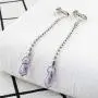 2 Pair Anime Kurapika Earring Hunter x Hunter Water Drop Crystal Earrings Cosplay Accessories Handmade Eardrops Jewelry Valentines Day Birthday Gift