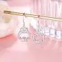 925 Sterling Silver Ear Hooks Celtic Knot Claddagh Drop Dangle Earrings Friendship Jewelry Gift for Women Friend or Wife