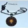 Sri Yantra Yantram Kavach Pendant 1.25'' Inch - Unique - Energized Sacred Gold plated hollowed Sri Yantra Pendant Necklace jewelry in finish Sri Yantra Yantram Kavach Pendant 1.25'' Inch - Unique - Energized Sacred Gold plated hollowed Sri Yantra Pendant Necklace jewelry in finish