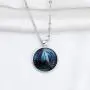 AKTAP Star Trek Inspired Necklace Glass Time Gem Star Trek Pendant Jewelry TV Movies Show Gift for Star Trek Fans