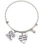 Mother of the Bride Gifts Bangle Thank You for Standing By My Side Today And Always Bracelets for Women Wedding Jewelry Gift