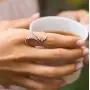 JewelryLand Gold Plated Leaves Open Ring Made with AAA Cubic Zirconia JewelryLand Gold Plated Leaves Open Ring Made with AAA Cubic Zirconia