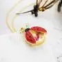 Superchic Jewelry Cute Red and Black Ladybug Beetle Locket Pendant Necklace with Austrian Crystals and Floating Colorful Cubic Zirconia Superchic Jewelry Cute Red and Black Ladybug Beetle Locket Pendant Necklace with Austrian Crystals and Floating Colorful Cubic Zirconia