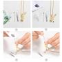 memorial jewelry Musical Instrument Cremation Necklace for Women&Men Guitar Urn Necklace for Ashes