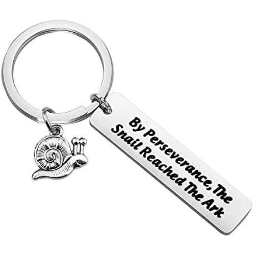 MAOFAED Snail Gift Snail Lover Gift Snail Spirit Gift by Perseverance The Snail Reached The Ark Inspiration Gift for Friend