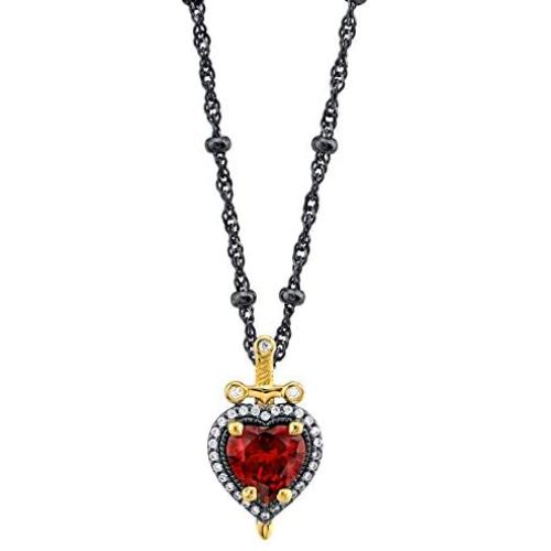 RockLove DISNEY’S SNOW WHITE & THE SEVEN DWARFS Dagger Heart Necklace