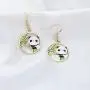 WSNANG Panda Earrings Panda Bear Eating Bamboo Leaf Dangle Earrings for Women Girls Panda Lover Gift WSNANG Panda Earrings Panda Bear Eating Bamboo Leaf Dangle Earrings for Women Girls Panda Lover Gift