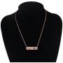 Zuo Bao Sweet Mama Bear Bar Necklace Mother Necklace Mama Bear Jewelry for New Mom