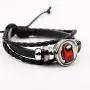 Among Us Game Leather Wristband Braided Bracelet Among Us Time Gemstone Leather Jewelry