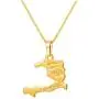 U7 Nation Map Pendant Patriotism Jewelry 18K Gold Plated Necklace Pendant with Adjustable Rolo Chain U7 Nation Map Pendant Patriotism Jewelry 18K Gold Plated Necklace Pendant with Adjustable Rolo Chain