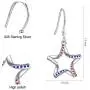 925 Sterling Silver Usa American Flag Earrings for Women Patriotic Red White And Blue Star Stud Earings America great again Independence Day Jewelry Gifts