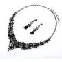 4 Pcs/Set Austrian Crystal Necklace Earrings Bracelet Ring Bridal Jewelry Sets for Brides Wedding Party Costume Accessories Gifts for Women 4 Pcs/Set Austrian Crystal Necklace Earrings Bracelet Ring Bridal Jewelry Sets for Brides Wedding Party Costume Accessories Gifts for Women