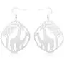 Giraffe Resting Under the Tree Drop Earring - Christmas Gift Jewelry Giraffe Resting Under the Tree Drop Earring - Christmas Gift Jewelry
