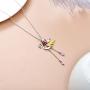 SOULMEET S925 Sterling Silver Flamingo Pendant Necklace for Women 2020 Graduation Birthday Christmas Gifts for Her