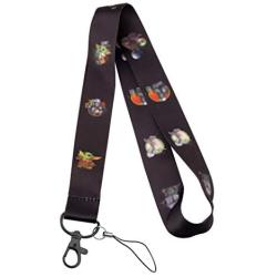 AKTAP Baby Cartoon Jewelry Gift for Baby Cartoon Fans Movie Inspired Neck Lanyard Strap for Keychains Keys Whistles Wallet ID Card Holder