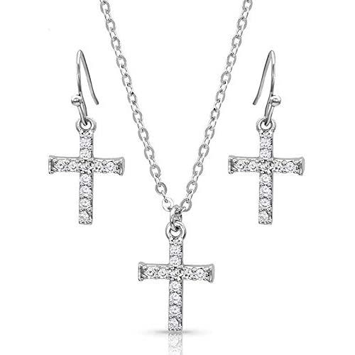 Montana Silversmiths Unwavering Cross Jewelry Set
