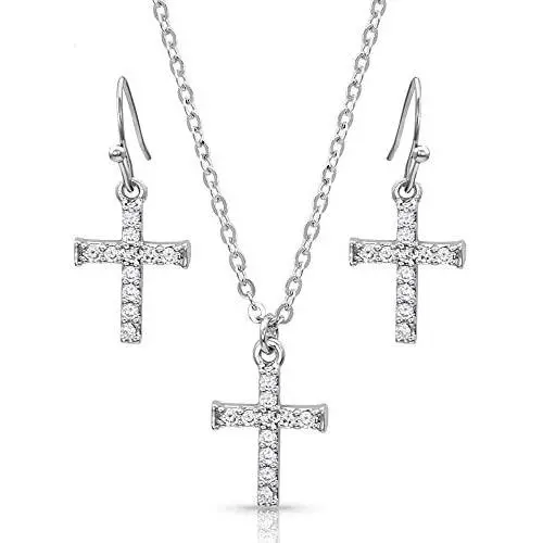 Montana Silversmiths Unwavering Cross Jewelry Set Montana Silversmiths Unwavering Cross Jewelry Set