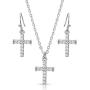 Montana Silversmiths Unwavering Cross Jewelry Set