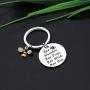 CYTING Bumble Bee Keychain Bee Humble Bee True Bee Wild Bee You Inspirational Keychain Bee Jewelry Motivational Gift