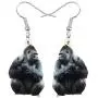 WEVENI Acrylic Orangutan Gorilla Monkey Earrings Dangle Drop Jewelry For Women Girls Ladies Gifts WEVENI Acrylic Orangutan Gorilla Monkey Earrings Dangle Drop Jewelry For Women Girls Ladies Gifts