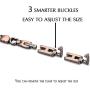 RainSo Womens Heart Design Pure Copper Health Magnetic Therapy Bracelets Pain Relief for Arthritis Adjustable with Gift Box