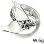 Giwotu Womens Mens Ring Mystical Mermaid Ring Vintage Antique Silver Whale Tail Midi Finger Knuckle Rings for Women Jewelry 3903