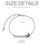 Sunflower Bracelet 925 Sterling Silver with Synthetic Birthstone Sunflower Adjustable Chain Bangle Jewelry Gift For Women Teens Mothers Day Birthday Gifts