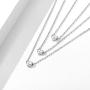 ChicSilver 925 Sterling Silver Heart Initial Necklaces for Women Girls-Dainty Personalized Heart Pendant Letter Alphabet Necklace for Women Teen Girls(with Gift Box)