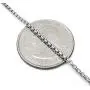 Genuine Solid Sterling Silver Round Box Link .925 Rhodium Heavy-Duty Necklace Chains 1MM - 5MM, 16'' - 30'', Silver Chain for Men & Women, Made In Italy, Next Level Jewelry Genuine Solid Sterling Silver Round Box Link .925 Rhodium Heavy-Duty Necklace Chains 1MM - 5MM, 16'' - 30'', Silver Chain for Men & Women, Made In Italy, Next Level Jewelry