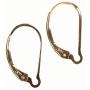 14K Gold Leverbacks (Yellow Interchangeable) 14K Gold Leverbacks (Yellow Interchangeable)