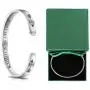 Ratoy Inspirational Bracelets for Women Teen Girl Personalized Birthday Cuff Bangle Keep Going Motivational Mantra Quote Jewelry for Her Mom