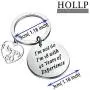 HOLLP Funny Birthday Gift I’m Not 35/50/60 I’m 18 with 17/32/42 Years of Experience Happy 35th 60th Gift Birthday Keychain HOLLP Funny Birthday Gift I’m Not 35/50/60 I’m 18 with 17/32/42 Years of Experience Happy 35th 60th Gift Birthday Keychain