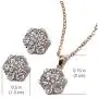 A+O Wedding Jewelry Set, Bridesmaid Gift, Necklace Set in Gold, Silver or Rose Gold A+O Wedding Jewelry Set, Bridesmaid Gift, Necklace Set in Gold, Silver or Rose Gold