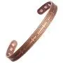 Copper Bracelet for Arthritis Cross Christian for Joint Pain Relief 6.5'' Adjustable with 6 Powerful Magnets for Mom, Dad, Wife and Husband
