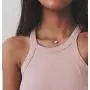 Osemind Heart Choker Necklace, Circle Choker Necklace, Star Choker Necklace, Gold Silver Dainty Choker Necklace for Women Girls Delicate Necklace Jewelry Gift
